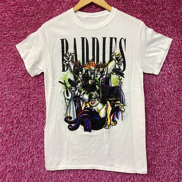Disney Villains Baddies Graphic Design T-Shirt Small - Picture 1 of 4